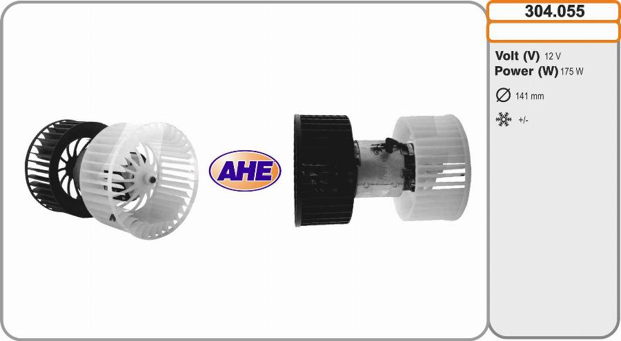 AHE 304.055 - Ventilatore abitacolo www.autoricambit.com