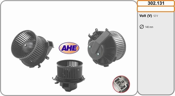 AHE 302.131 - Ventilatore abitacolo www.autoricambit.com