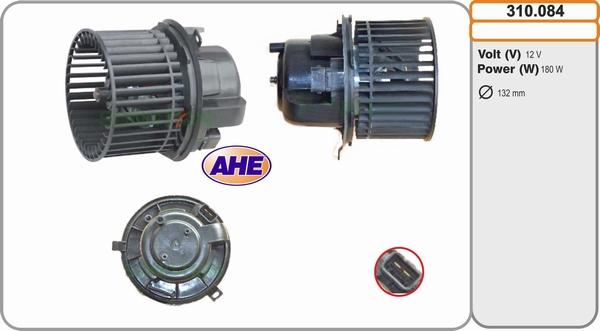 AHE 310.084 - Ventilatore abitacolo www.autoricambit.com