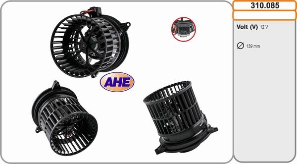 AHE 310.085 - Ventilatore abitacolo www.autoricambit.com