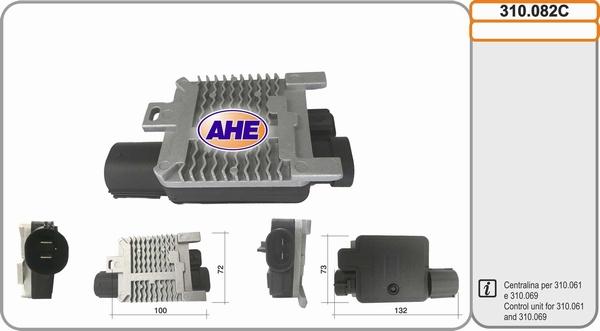 AHE 310.082C - Ventola, Raffreddamento motore www.autoricambit.com