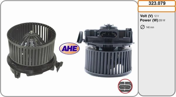 AHE 323.079 - Ventilatore abitacolo www.autoricambit.com