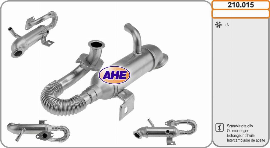 AHE 210.015 - Radiatore, Ricircolo gas scarico www.autoricambit.com