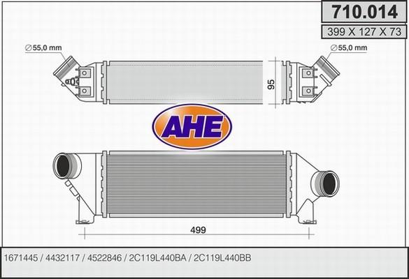 AHE 710.014 - Intercooler www.autoricambit.com