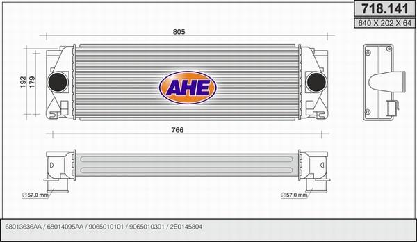 AHE 718.141 - Intercooler www.autoricambit.com