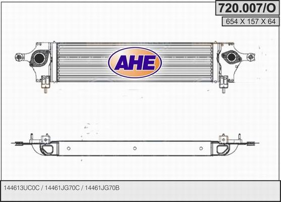 AHE 720.007/O - Intercooler www.autoricambit.com