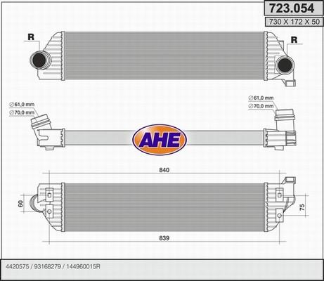 AHE 723.054 - Intercooler www.autoricambit.com