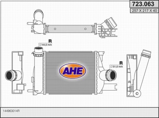 AHE 723.063 - Intercooler www.autoricambit.com