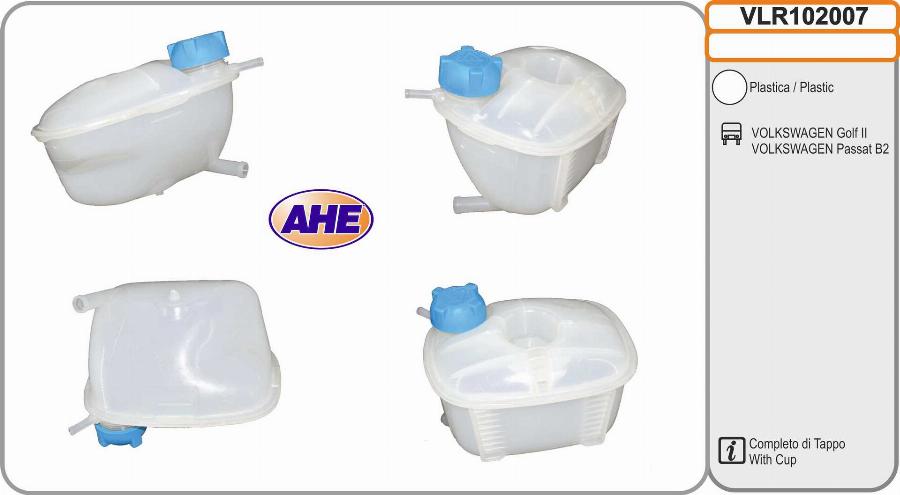 AHE VLR102007 - Serbatoio compensazione, Refrigerante www.autoricambit.com