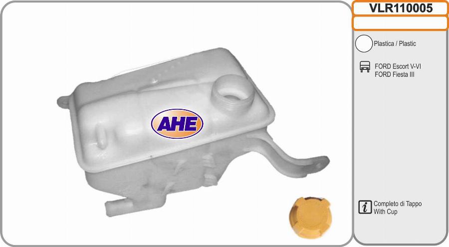 AHE VLR110005 - Serbatoio compensazione, Refrigerante www.autoricambit.com