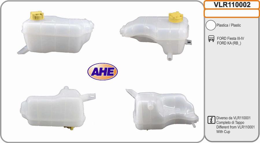 AHE VLR110002 - Serbatoio compensazione, Refrigerante www.autoricambit.com