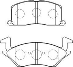 AISIN A1N043 - Kit pastiglie freno, Freno a disco www.autoricambit.com