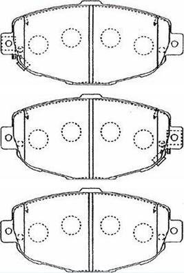 Aisin A1N054 - Kit pastiglie freno, Freno a disco www.autoricambit.com