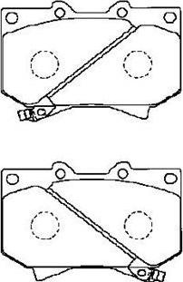 Aisin A1N013 - Kit pastiglie freno, Freno a disco www.autoricambit.com