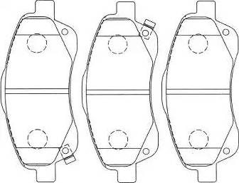 AISIN A1N190 - Kit pastiglie freno, Freno a disco www.autoricambit.com