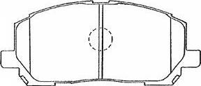 AISIN A1N103 - Kit pastiglie freno, Freno a disco www.autoricambit.com