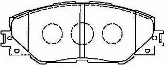 Aisin A1N129 - Kit pastiglie freno, Freno a disco www.autoricambit.com