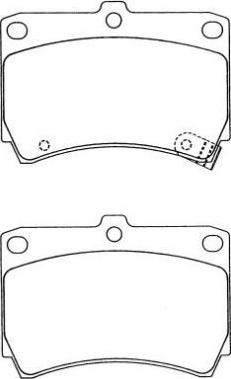 AISIN ASN-192 - Kit pastiglie freno, Freno a disco www.autoricambit.com