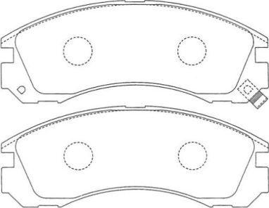 Aisin ASN-151 - Kit pastiglie freno, Freno a disco www.autoricambit.com