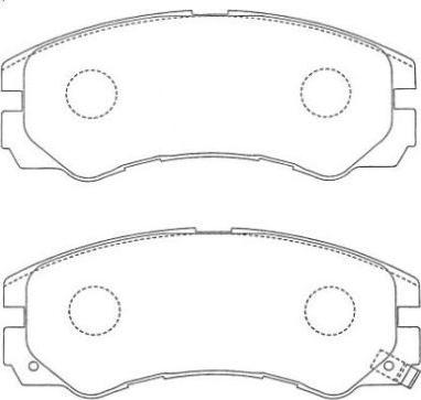 AISIN ASN-139 - Kit pastiglie freno, Freno a disco www.autoricambit.com