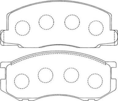 AISIN ASN-136 - Kit pastiglie freno, Freno a disco www.autoricambit.com