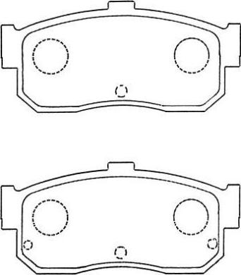 AISIN ASN-249 - Kit pastiglie freno, Freno a disco www.autoricambit.com