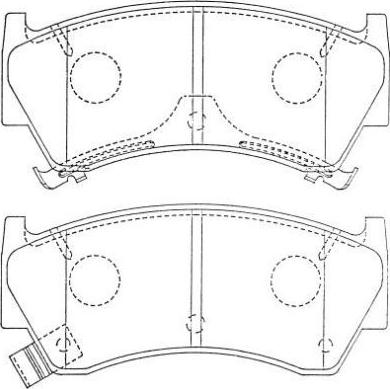 Aisin ASN-246 - Kit pastiglie freno, Freno a disco www.autoricambit.com