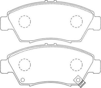 AISIN ASN-250 - Kit pastiglie freno, Freno a disco www.autoricambit.com