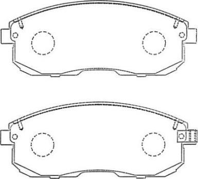 AISIN ASN-257 - Kit pastiglie freno, Freno a disco www.autoricambit.com