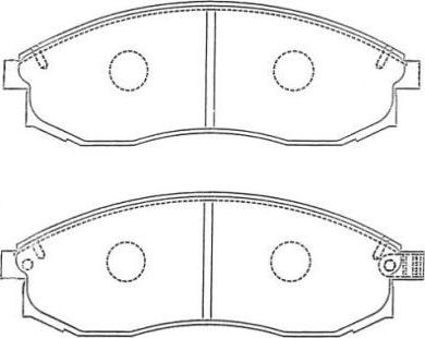 AISIN ASN-263 - Kit pastiglie freno, Freno a disco www.autoricambit.com