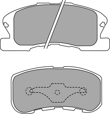 Aisin ASN-2094 - Kit pastiglie freno, Freno a disco www.autoricambit.com