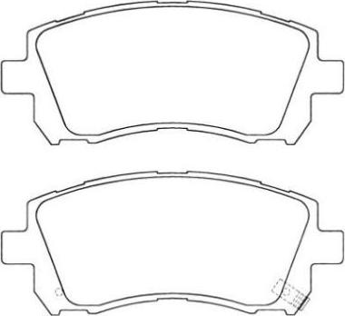 Aisin ASN-2040 - Kit pastiglie freno, Freno a disco www.autoricambit.com