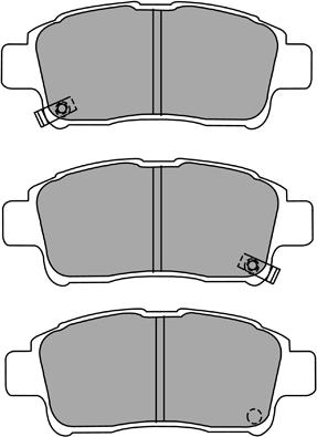 AISIN ASN-2051 - Kit pastiglie freno, Freno a disco www.autoricambit.com