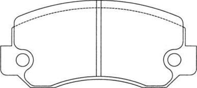 AISIN ASN-2001 - Kit pastiglie freno, Freno a disco www.autoricambit.com