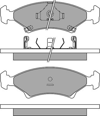 Aisin ASN-2079 - Kit pastiglie freno, Freno a disco www.autoricambit.com