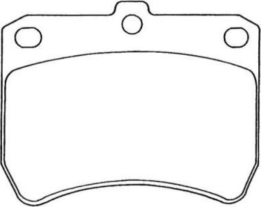 Aisin ASN-216 - Kit pastiglie freno, Freno a disco www.autoricambit.com