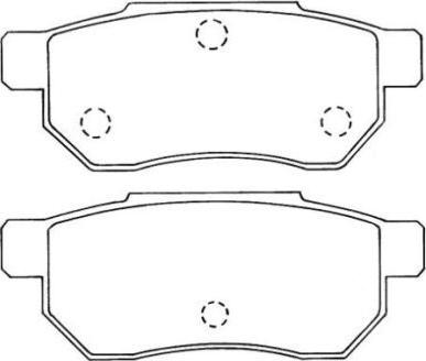 Aisin ASN-218 - Kit pastiglie freno, Freno a disco www.autoricambit.com