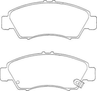 Aisin ASN-235 - Kit pastiglie freno, Freno a disco www.autoricambit.com