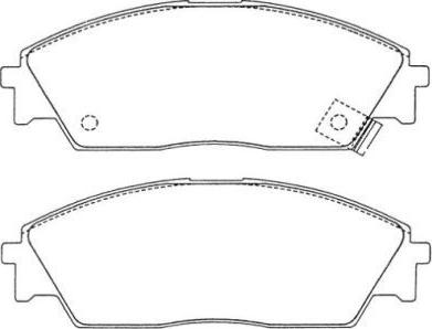 AISIN ASN-226 - Kit pastiglie freno, Freno a disco www.autoricambit.com