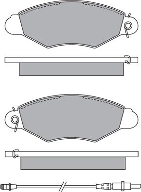 Aisin ASN-2200 - Kit pastiglie freno, Freno a disco www.autoricambit.com