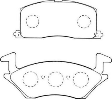 AISIN ASN-272 - Kit pastiglie freno, Freno a disco www.autoricambit.com