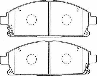 Aisin B1N062 - Kit pastiglie freno, Freno a disco www.autoricambit.com