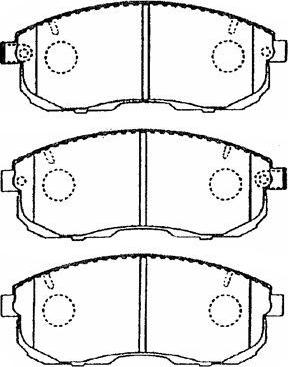 Aisin B1N019 - Kit pastiglie freno, Freno a disco www.autoricambit.com