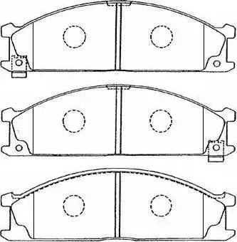 AISIN B1N011 - Kit pastiglie freno, Freno a disco www.autoricambit.com