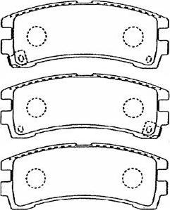 Aisin B2N050 - Kit pastiglie freno, Freno a disco www.autoricambit.com