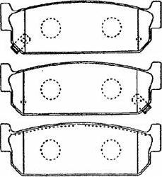 Aisin B2N057 - Kit pastiglie freno, Freno a disco www.autoricambit.com