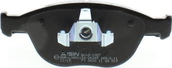 AISIN BPFO-1007 - Kit pastiglie freno, Freno a disco www.autoricambit.com