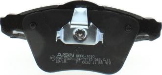 AISIN BPFO-1010 - Kit pastiglie freno, Freno a disco www.autoricambit.com