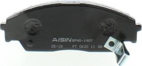 AISIN BPHO-1907 - Kit pastiglie freno, Freno a disco www.autoricambit.com