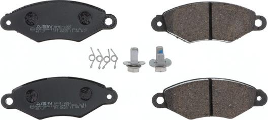 AISIN BPNI-1003 - Kit pastiglie freno, Freno a disco www.autoricambit.com